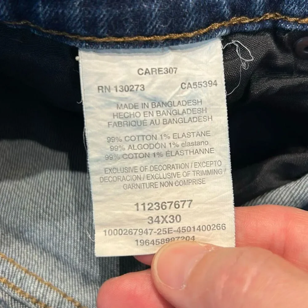 Wrangler Retro Relaxed Boot Cut Denim Jeans Mens 33x32